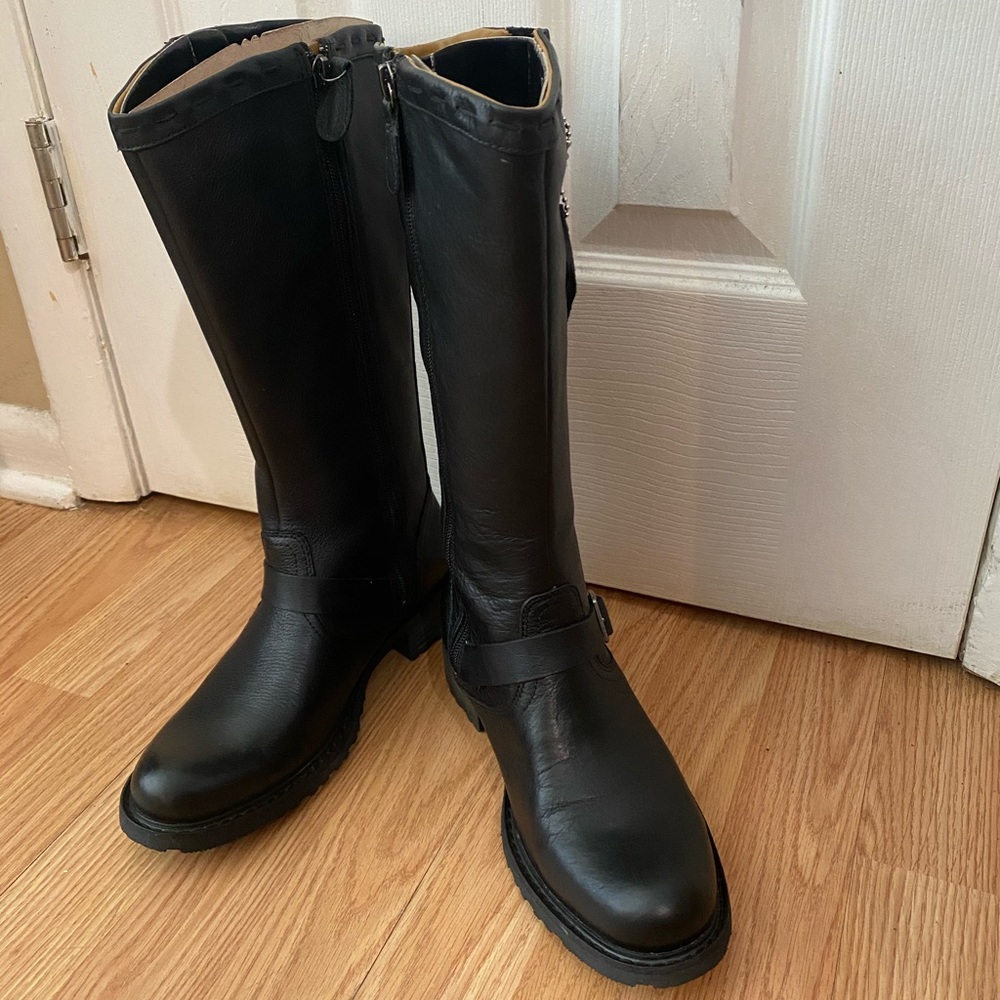Sebago Saranac Buckle High Boots - Black 8